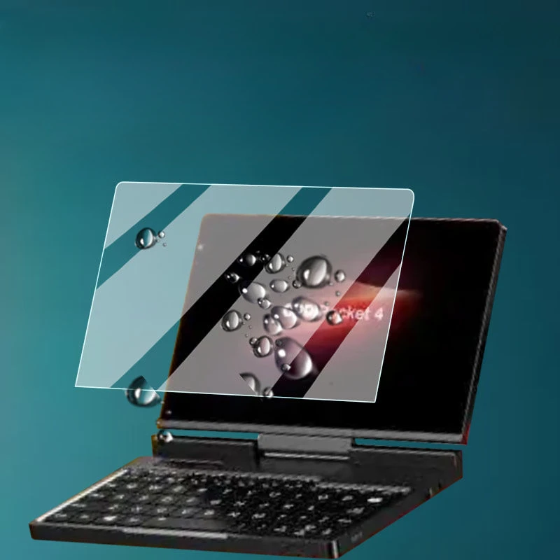 Per GPD Pocket 4 Proteggi schermo in vetro temperato per Gpd Pocket4 Pellicola protettiva trasparente per computer Palmtop da 8 pollici a copertura totale - immagine 5