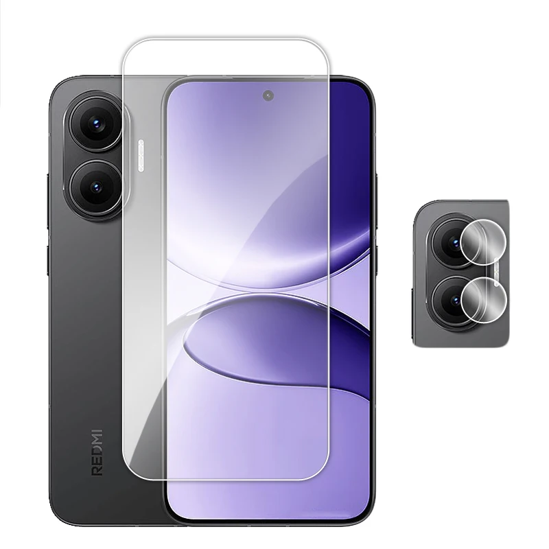Ultra-Clear Full Glue Tempered Glass Screen and Lens Protector