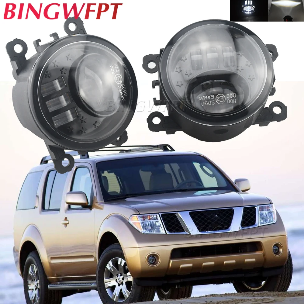 High Quality Drl Led Fog Lights For Nissan Navara D40 20042015 For