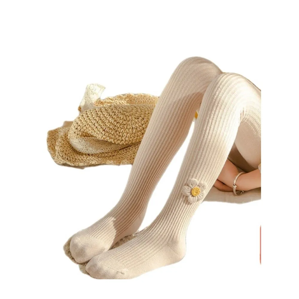 Girls' Cotton Tights for Spring and Autumn Pantyhose Baby Leggings
