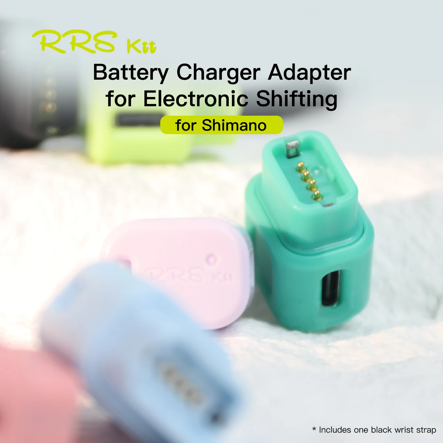 Rechargeable Battery Charger Adapter with Lanyard for Electronic Shifting Systems