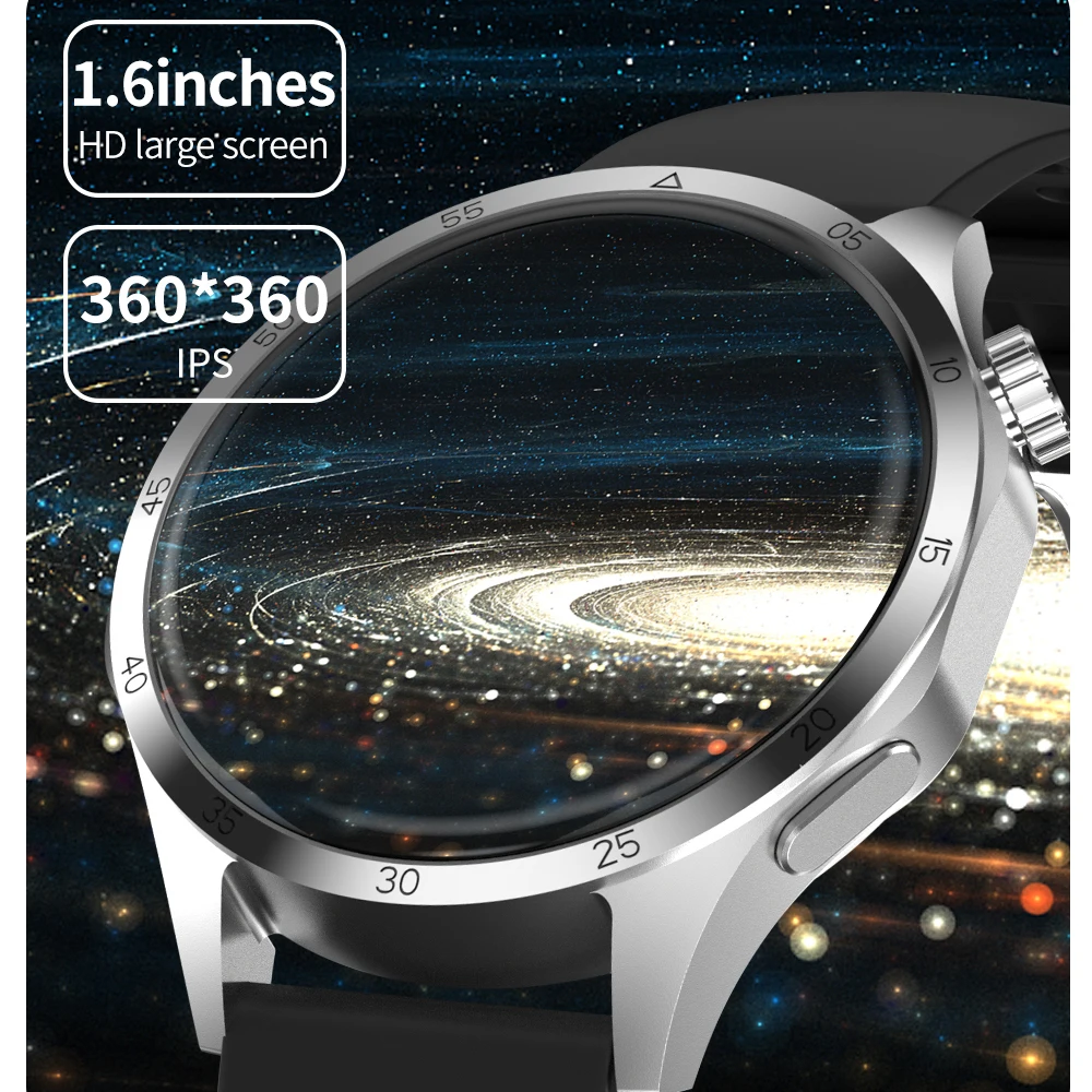 남성용 NFC GPS 트래커, 안드로이드 OS IOS GT4 ProSmart Watch, 1.6 인치 HD 스크린 심박수 IP68 방수 BT 통화 스마트워치, 2024 신제품 남성용 NFC GPS 트래커, 안드로이드 OS IOS GT4 ProSmart Watch, 1.6 인치 HD 스크린 심박수 IP68 방수 BT 통화 스마트워치, 2024 신제품