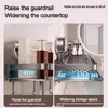 Multifunctional Aluminum Bathroom Shelf Suction Cup No Drilling Wall Shampoo Holder Shower Organizer Shelf 2