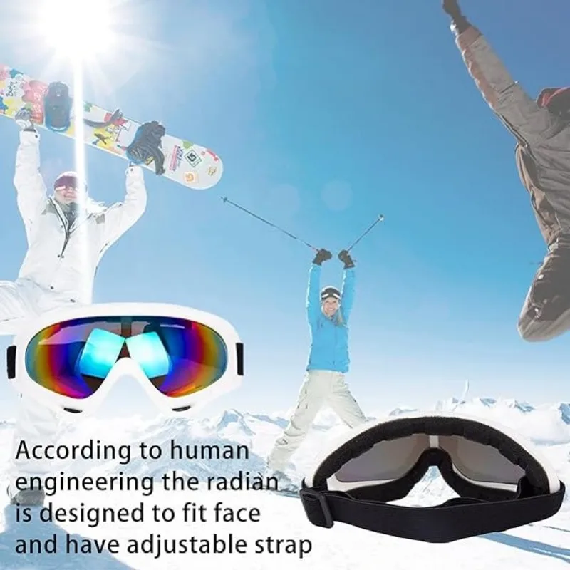 Outdoor Sport Ski Goggles Anti fog UV400 Protection Ski Mask Male Female Anti-Fog Big Face Snow Glasses Snowboard Skiing Eyewear 5