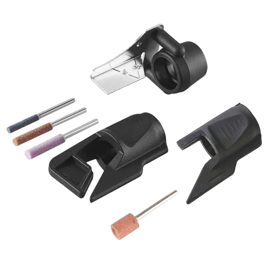 -야외 원예 도구를 날카롭게하는 A90P 부착 키트, Dremel 도구 용 Dremel 샤프닝 키트 느린 절단 체인 톱 Bla