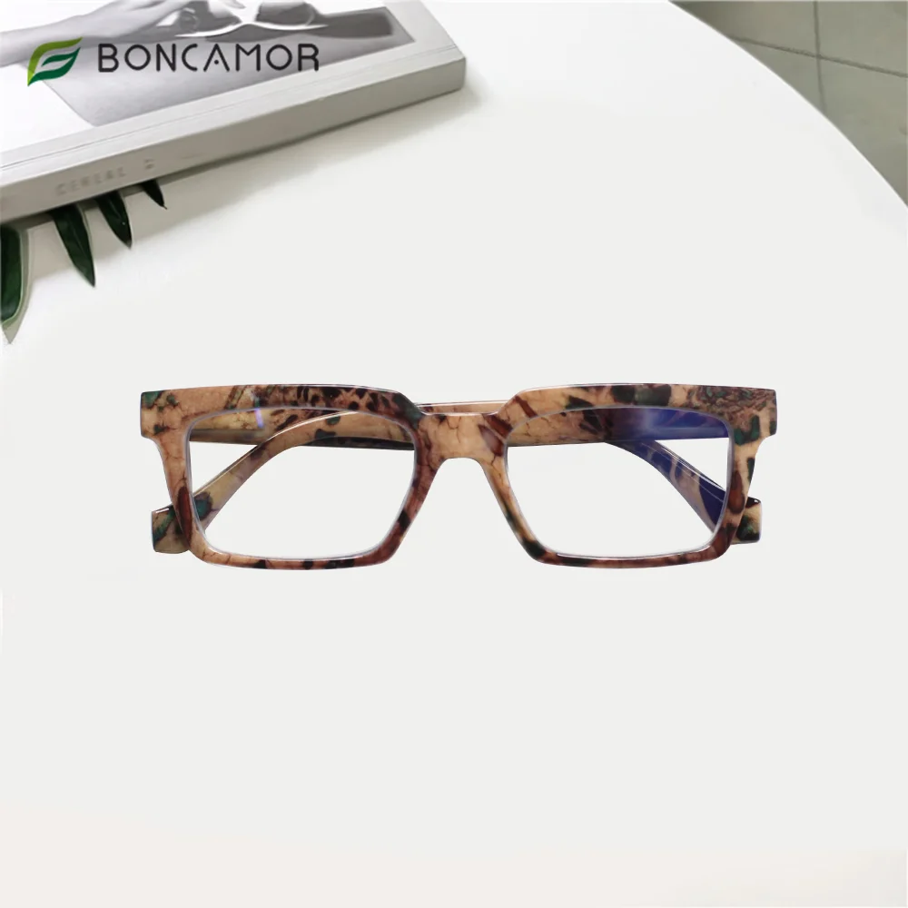 

Boncamor Blue Light Blocking Women Men Computer Games Reader Presbyopic Eyeglasses Magnifying Optical Eyewear 0~+4.0