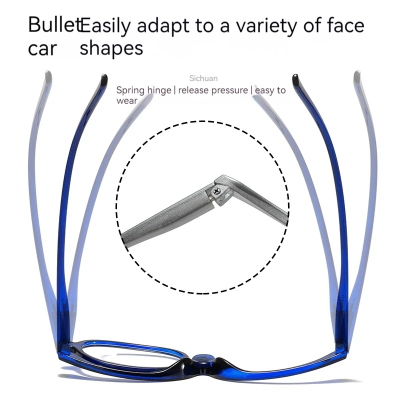 Women's Makeup Glasses High definition Fashion Magnifying Glass Makeup Presbyopia Glasses Personalized Single piece Rotating - 3
