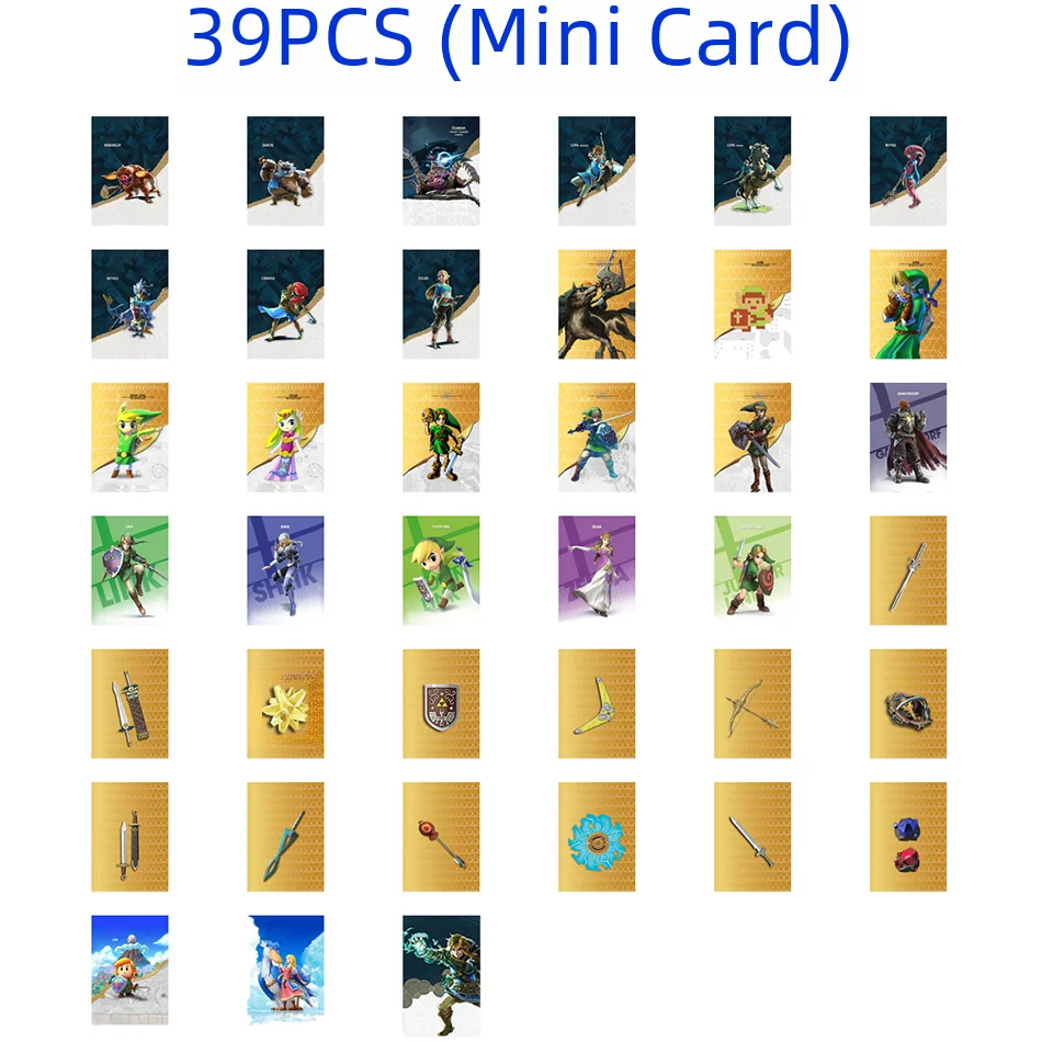 Amiibo Cards Splatoon Zelda Apply to The Legend of Zelda Tears of the Kingdom and Breath of the Wild NFC