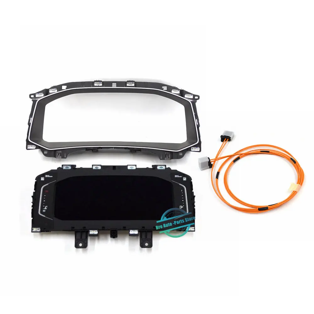 Virtual Cockpit Lcd Digital Instrument Panel Strumento Lcd Per Vw T Roc Con Telaio E Filo 2Gd 920 790 A Muslimate