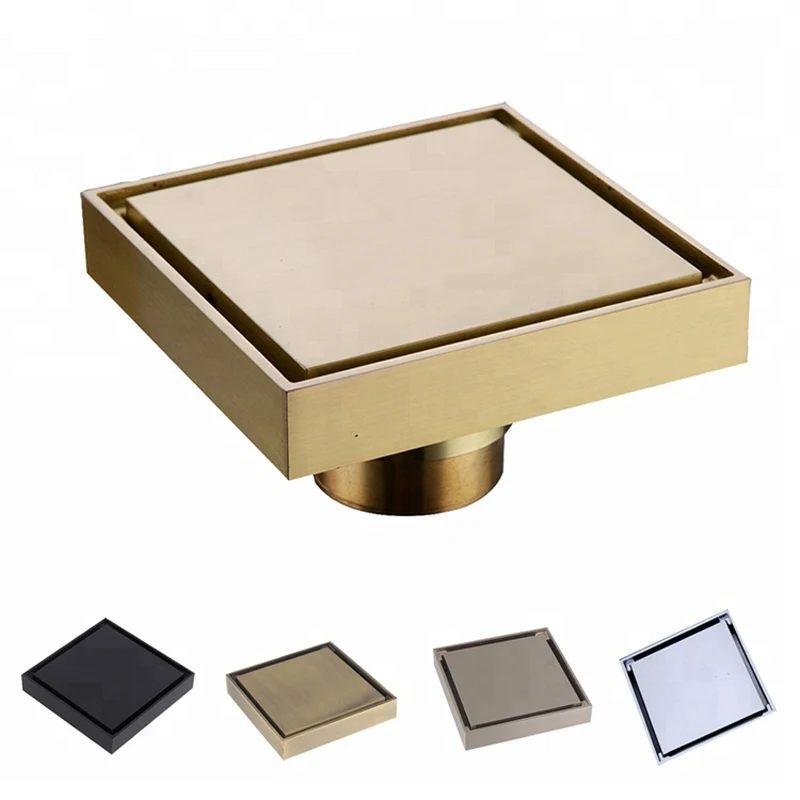 

10*10 Decorative Drain Covers Floor Drains Hotel Bathroom Hidden Floor Drain