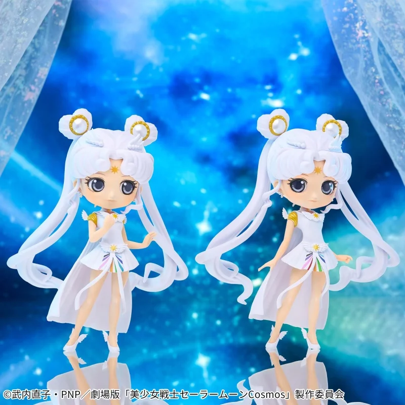 

Оригинальная фигурка Bandai 14 см Qposket Сейлор Мун Вселенная Аниме Фигурка модель игрушка кавайная фигурка собирать настольные украшения подарок