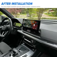 12.3 Android 14 Carplay sans fil pour Audi A4 A5 Q5 B9 2017 2016-2023 Écran tactile IPS WIFI Stéréo multimédia GPS Navi Récepteur 3