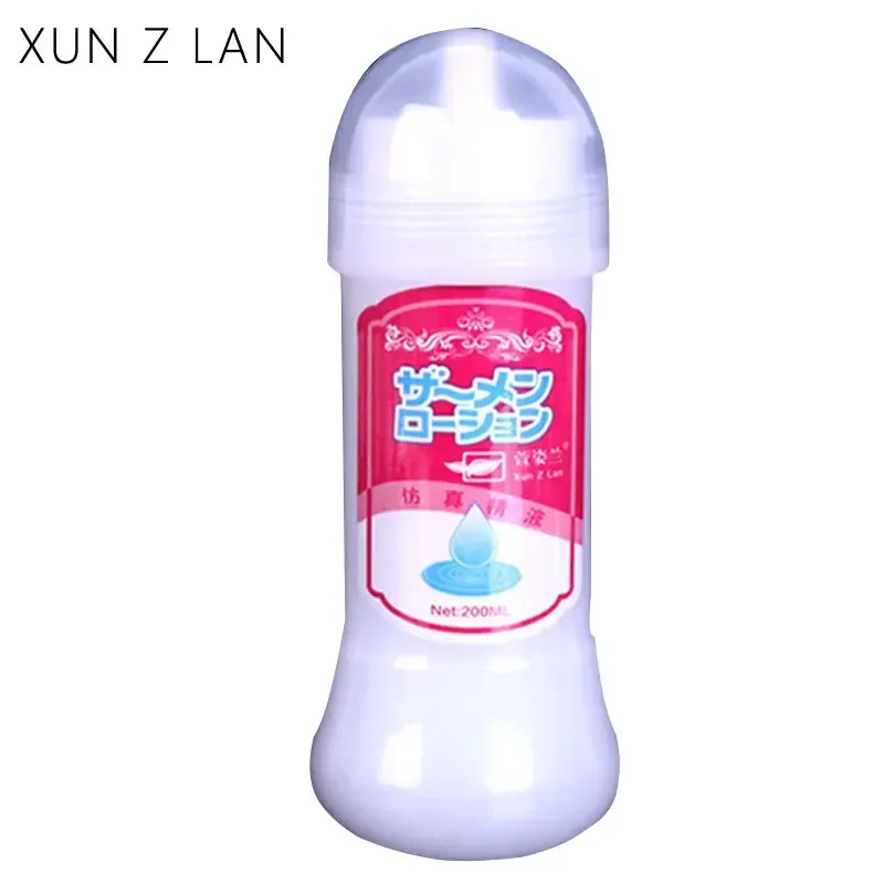 2pcs Imitation Semen Edible Lubricant for Sex Anal Vaginal Oral Sex Silicone Lubricating Oil Adult Products Body Massage Gel sexual lubricant