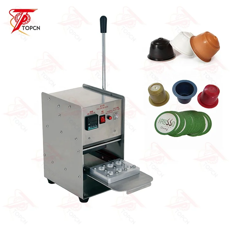 Coffee Beans Grinding Machine  Nespresso Capsules Filling Sealing Machine,  KCups Filling Sealing Machine, Coffee Capsules Filling Sealing Machine