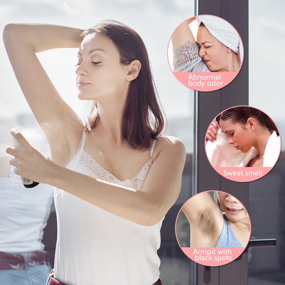 Deodorant Anti Sweat Body Odor Removal Underarm Odor Whitening Antiperspirant Deodorant Spray Lasting Unisex Body Care 30ml