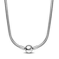 Nouveau Collier Chaîne Serpent Argenté Tendance 2025 (45-60CM) avec Pendentif, Idéal pour Bijoux Perles Originales et Cadeaux DIY 6