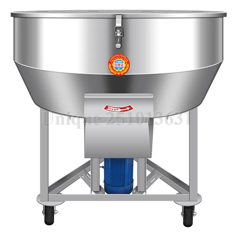 Stainless Steel Poultry Feeding Animal Feed Pellet Mill Mixer Processing Grain Powder Mixing Blending Machine thickened stainless steel feed truck for pig cattle sheep chicken and horse breeding farm plastic hand pushed feeding