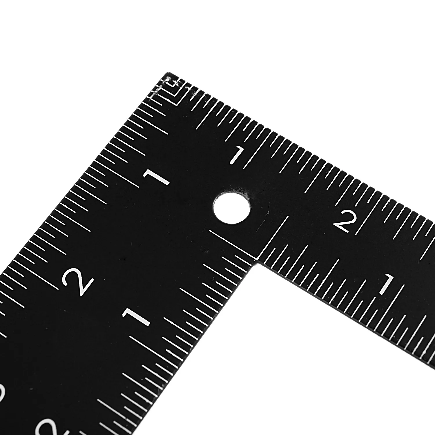 VO-Teacher 0-30Cm 0-20Cm 측정 범위 L자형 디자인 직각자 블랙