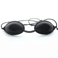 1pc Soft Sunbathing Eyewear Tanning Goggles Beach Adjustable UV Skin Tanning Eye Protection UV Shield Glasses Black 1