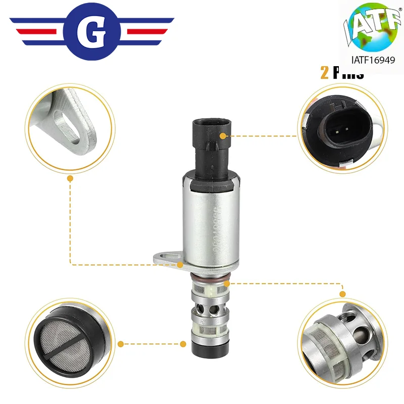 Pair Camshaft Timing Solenoid Control Valve VVT For Chevrolet Astra Aveo Aveo5 Cruze Sonic Trax 1.6L 1.8L 12992408 1235299