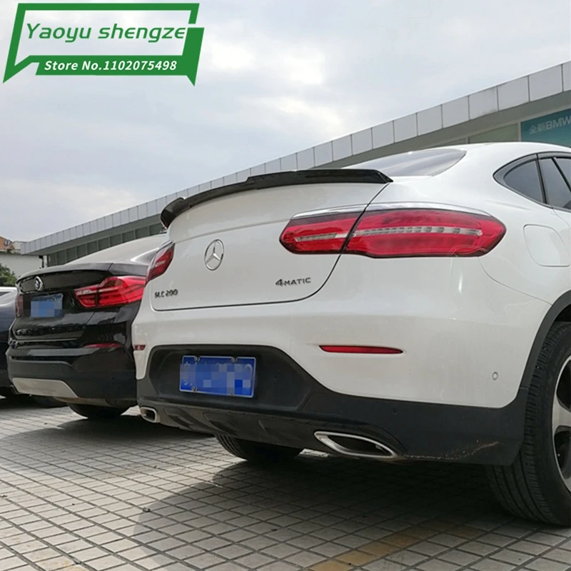 For Benz Glc Coupe Glc200 Spoiler Glc260 Spoiler Abs Car Rear Wing Spoiler For Benz Coupe Glc300 Spoiler 2017