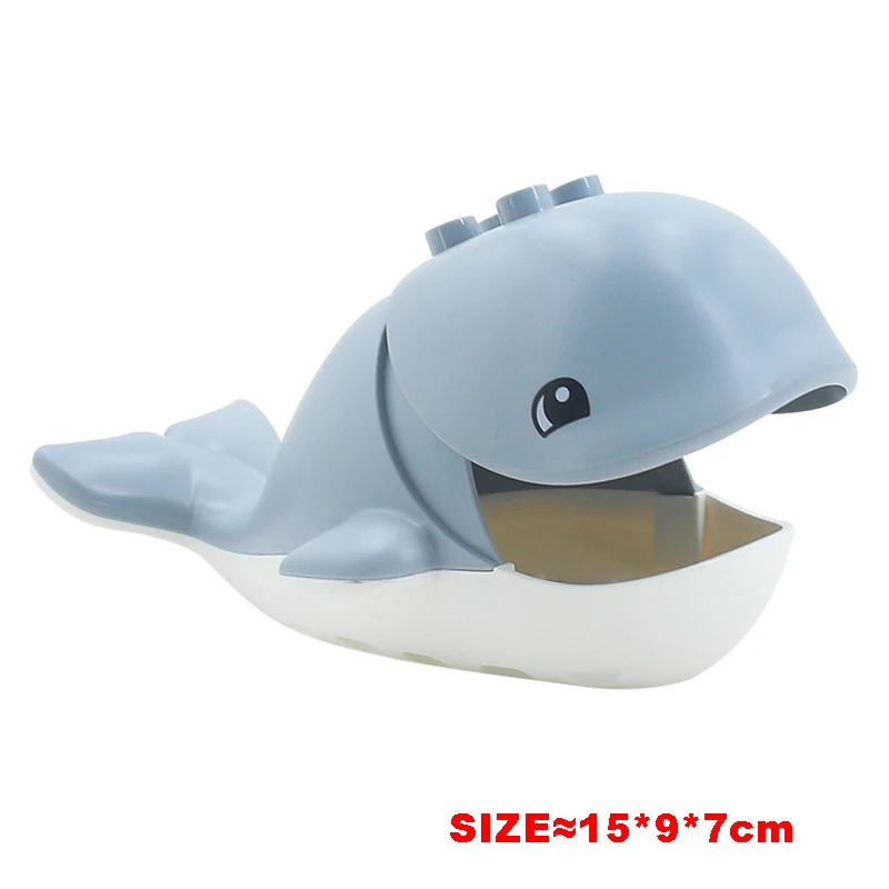 Lego Minifigure Lego Duplo Whale Aquarium Accessories Block Big