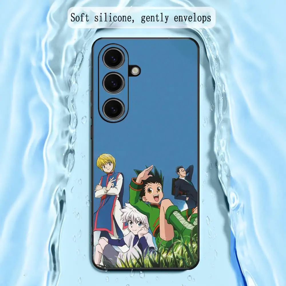Vibrant Anime Art Black Phone Case - Hunters X Edition
