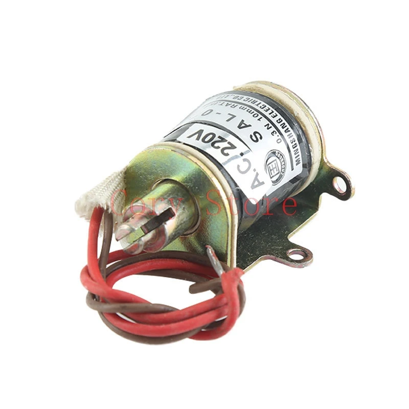 Aimant 10mm Électro-aimant Solénoïde AC SAL-02 - 220V, Course 10mm, Force 3N, Pour Automation Aimant Mecanique