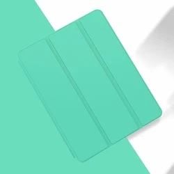 Versatile iPad Smart Tri-Fold Cover - 9.7 to 10.9 Inch for iPad 5th 6th 9.7 (Mint Green)