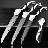 SK5 1Pcs Portable Folding Hand Saw,Sk5 Alloy Hacksaw Blade,PTFE Coating,Portable Closes Camping Multitool Saws 1