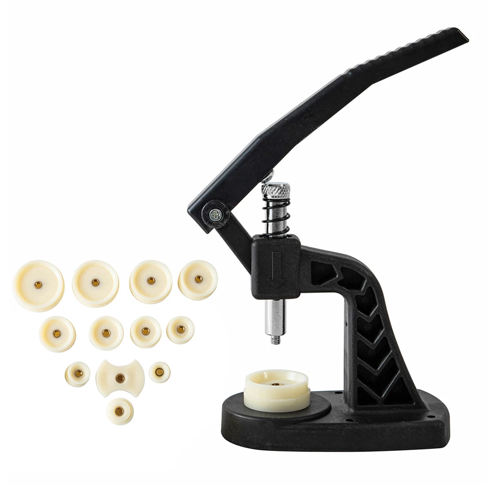 Presse à Verre De Montre Professionnelle - 20 Matrices Incluses, Acier Inox + Aluminium, Pour Réparation Montre - 10