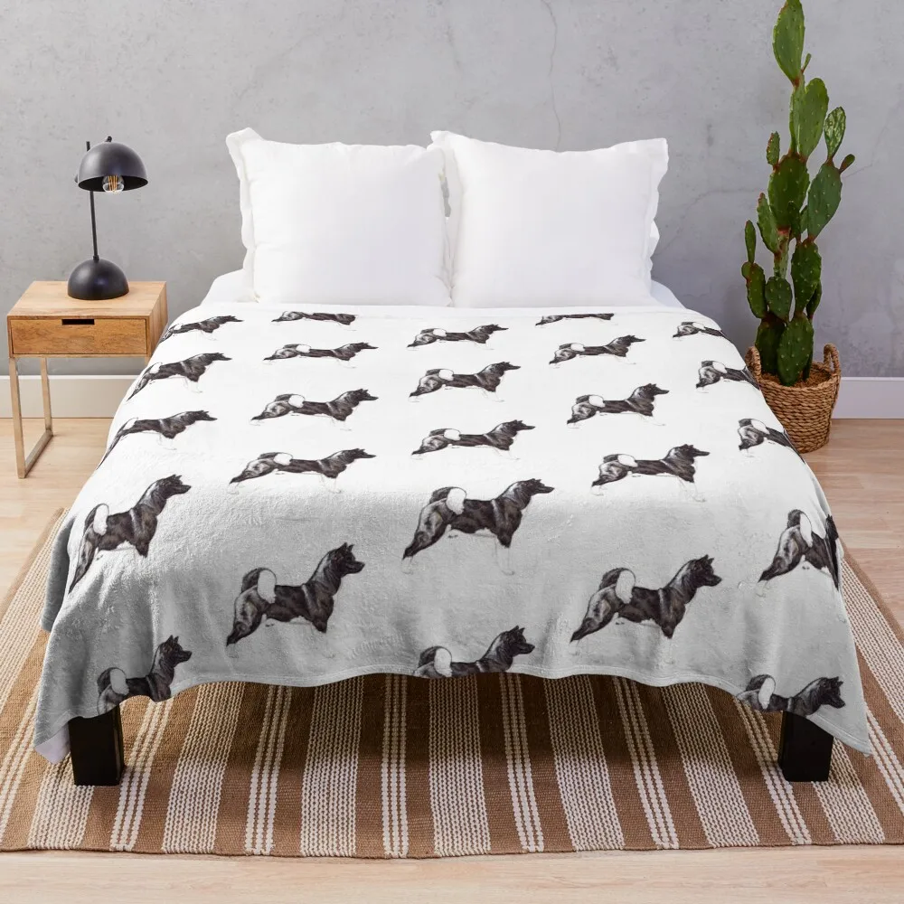 

American Akita Dog Breed Show Stack Stand Throw Blanket Sofa warm for winter Polar Kid'S Blankets