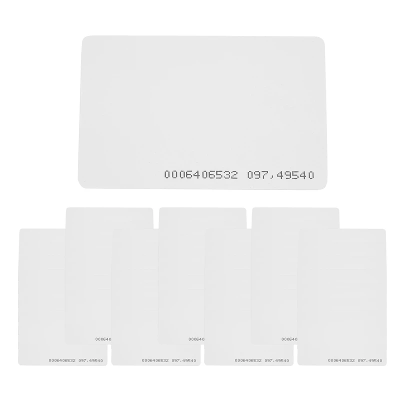 

50Pcs Access Control Card RFID Card 125Khz EM4100 TK4100 RFID Tag Key For Access Control Key Kit