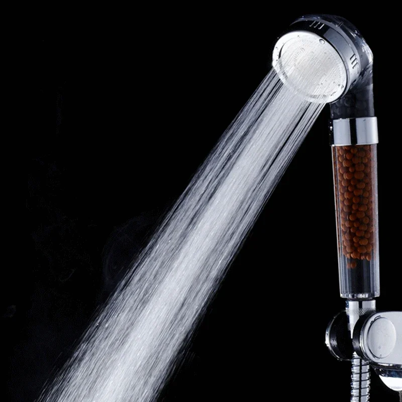 ATWFS Shower Filter Anion Tourmaline Supercharged Super Water-Saving Shower Heads Handheld Shower Spa Filter 088