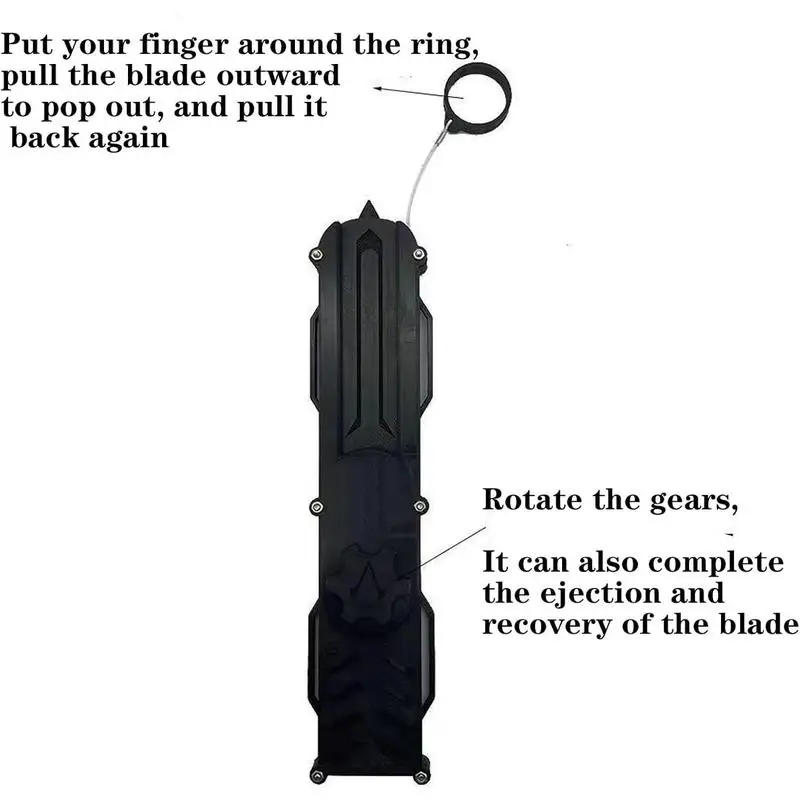 Retractable Hidden Blade Cosplay Toy for Kids - Interactive Costume Accessory and Party Gift