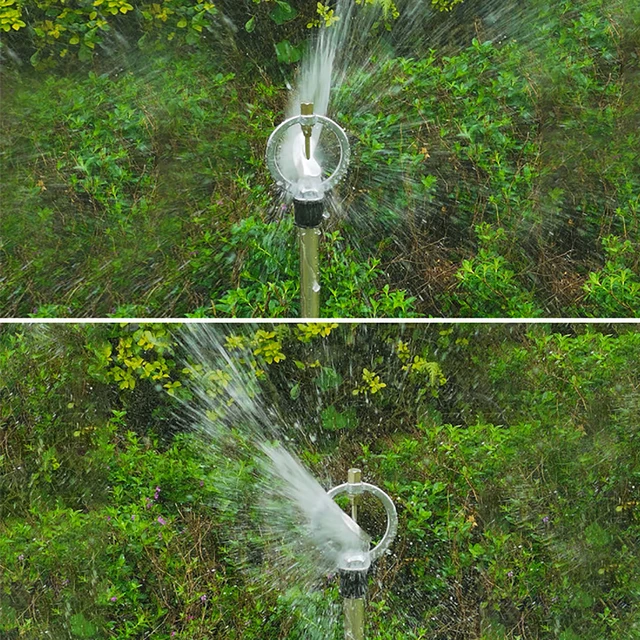 Kerti Gyep Forgó Sprinkler 1/2 "Férfi Szál Szórási Fúvóka 360 Fokos Automatikus Öntözés - Image 5