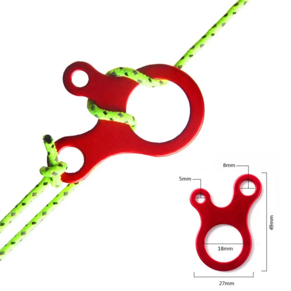 5pcs 3 Hole Camping Tent Cord Buckle Adjustable Snail Shape Tent Rope Buckles Aluminum Alloy Fixing Buckle Cord camping tent accessories camping tent fasteners camping rope buckle camping cord buckles