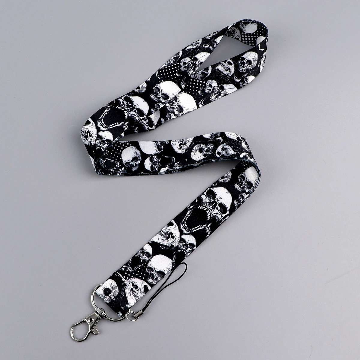 Skeleton Design Lanyard Card Holder and Badge Neck Strap