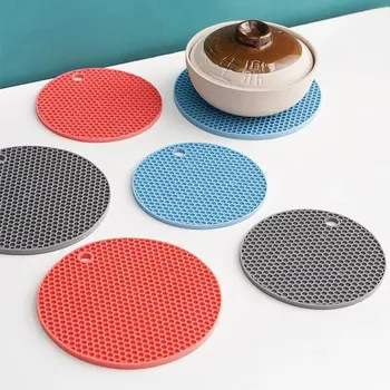 Round Rubber Pot Coasters 1