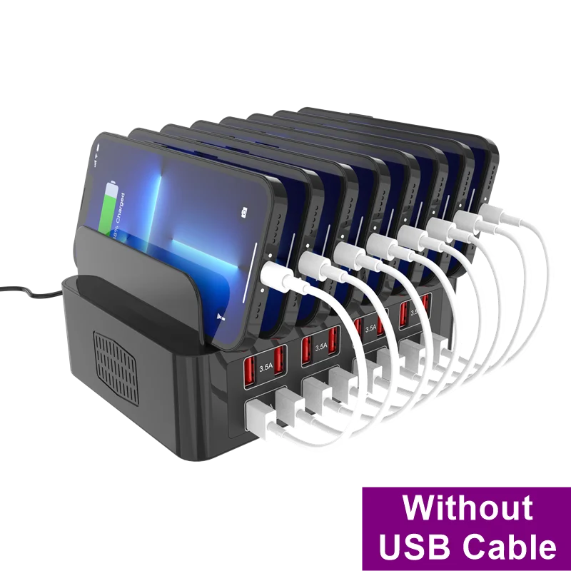 150W 16-Port USB Fast Charger – Multi-device Charging Station for iPhone, iPad, Samsung, Xiaomi 1