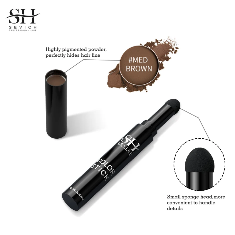 Sevich Beard Filling Pen Beard Enhancer Powder Coloring Shaping Tools Waterproof Black Brown for Man Cosmetic 2g,beard coloring pen