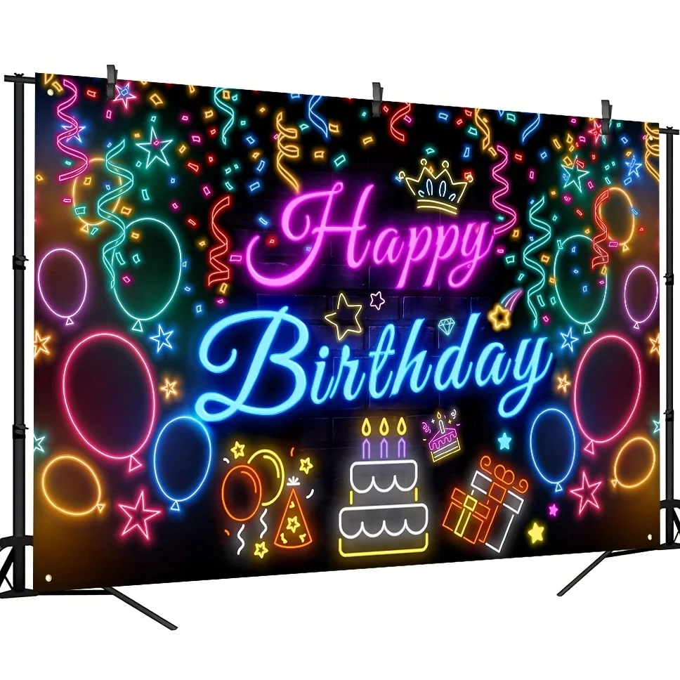 Guirlande Lumineuse à DEL Happy Birthday Rainbow Moments | Party City