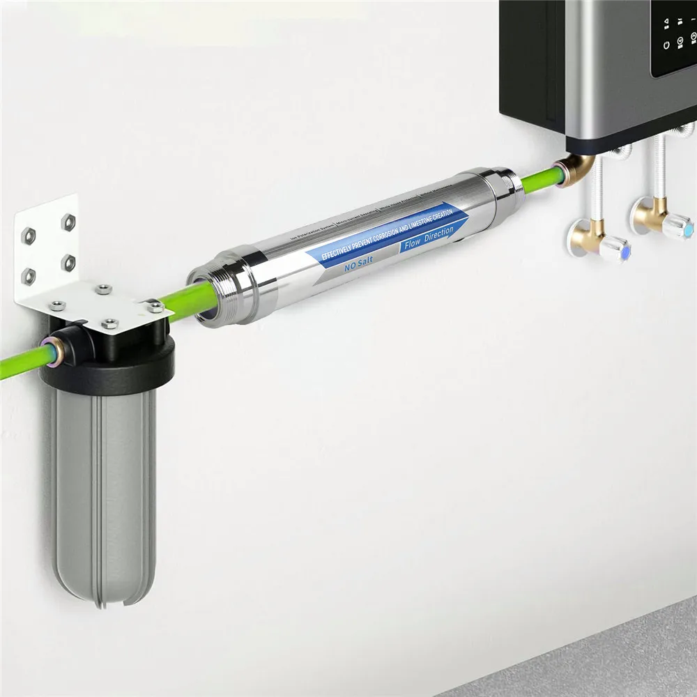 DN20 LPS Wasserenthärter Hartwasserfilter Luftreiniger Entkalker Wasserenthärtersystem Edelstahlskalen-Reduktionssystem für Zuhause – Detail 12