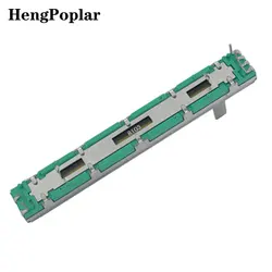 100pcs 75mm Mixer Fader 10K Double Straight Sliding Potentiometer B1K B10K B50K
