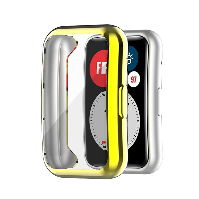 Case+Strap for Huawei Watch Fit watch Accessories Bumper All-Around Screen Protector Case Cover With Wristband Bracelet