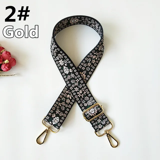 DIY Rainbow Adjustable Bag Strap for Handbag Cross Body Nylon Wide Shoulder Strap Belt Replacement Handles Accessories A-2