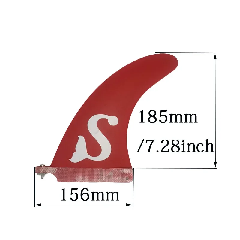 7.28 Inch US Plug Single Box Longboard Center Fin Sup Paddle Board Inflatable Surfboard Electric Windsurf Kayak Accessories