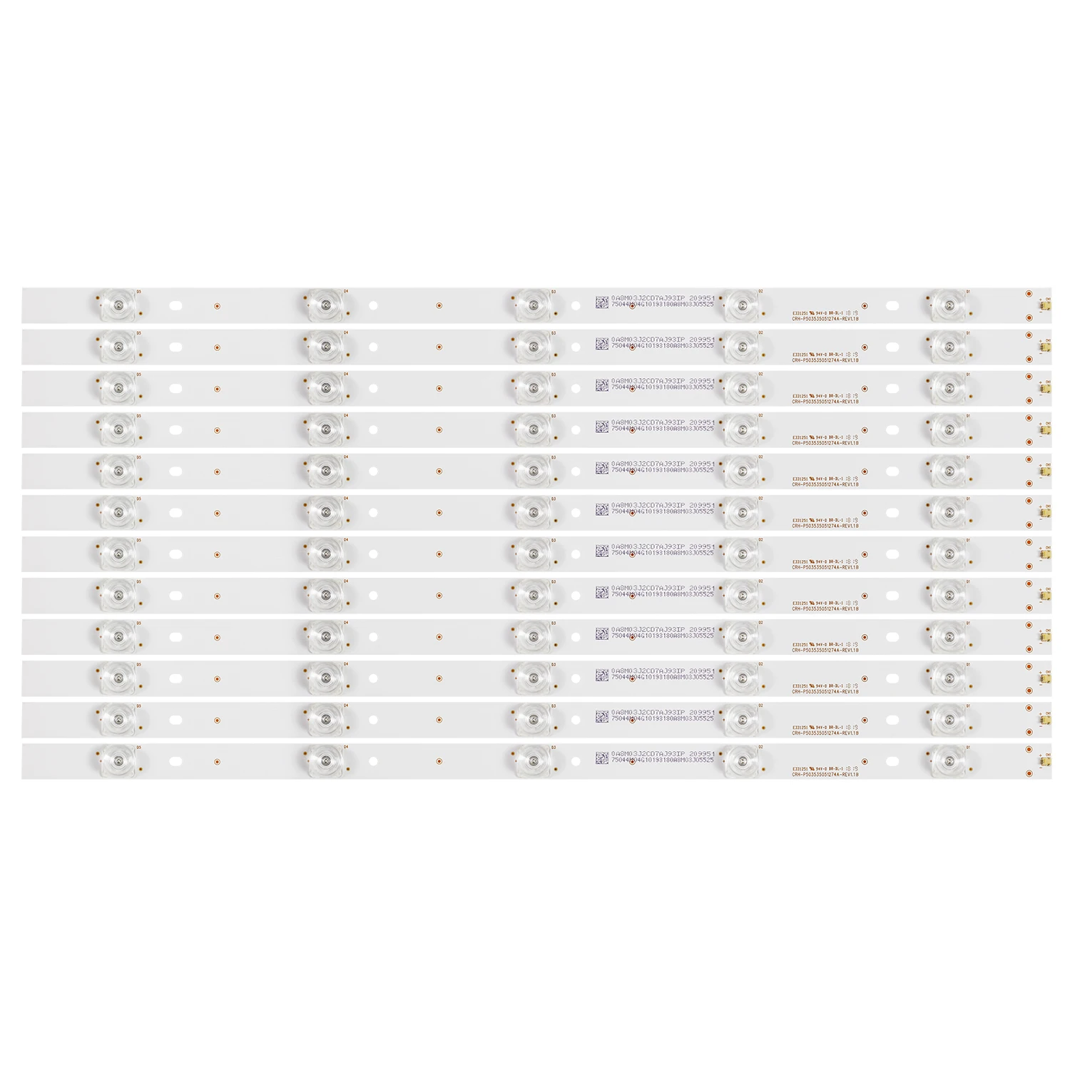 LED Backlight strip For Sharp LC-50CFE5101K LT-50C550 TECHNIKA V500HJ1-PE8 50/234Z 50F22B-FHD CRH-P503535051274A-REV1.1 B