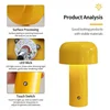 Modern Mushroom Led Table Lamp Bedside Night Light Desktop Office Desk Bedroom Decoration Dimmable Touch Switch Rechargeable 4