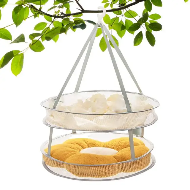 Ruhák Szárító Kosár Nettó Lapos Száraz Függő Állvány Fehérnemű Háló Otthoni Hozzáférés